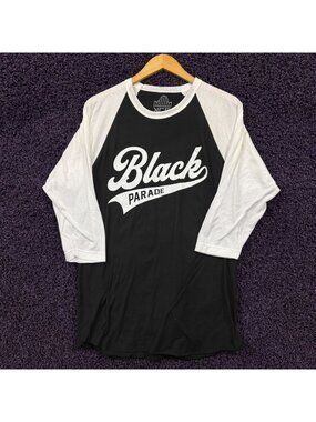 My Chemical Romance Long Live The Black Parade Tour Baseball Tee Size Medium